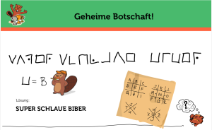 Informatik Biber - Versteckte Botschaften